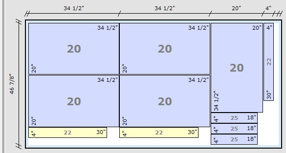 cutting list diagram
